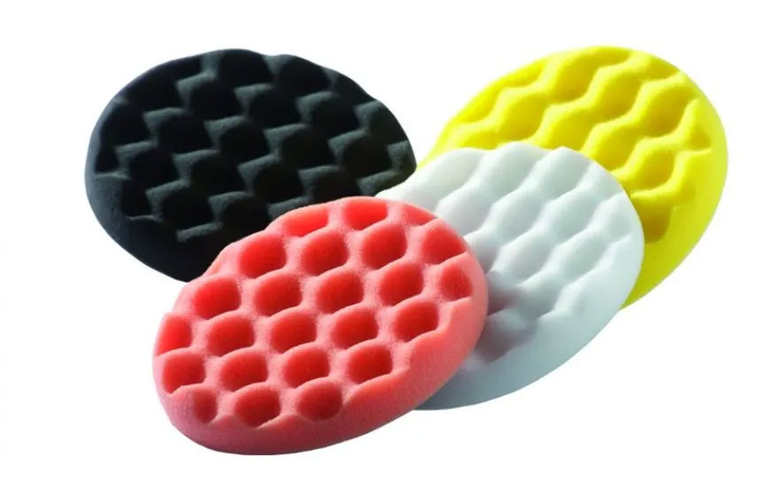 Waffel-Polierschwamm mit Klettverschluss