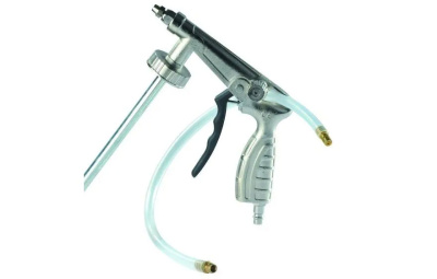 Maintenance gun with pressure control