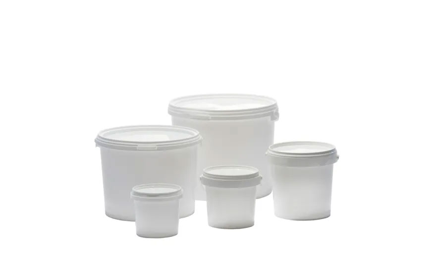 Plastic containers (buckets) with lid