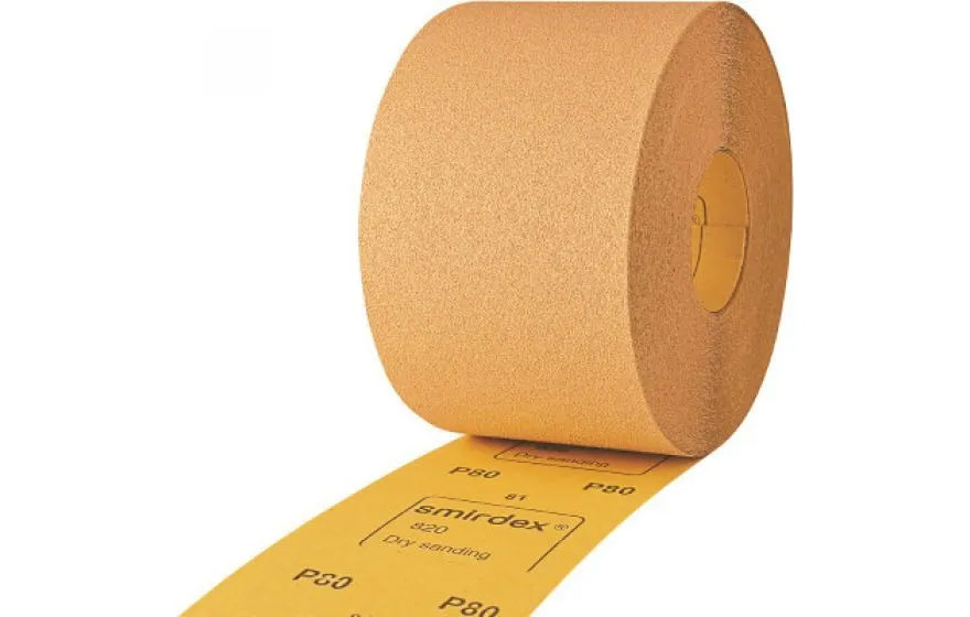 Dry abrasive rolls