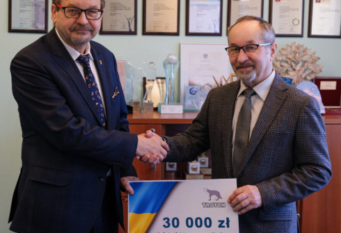 Troton unterstützt Ukrainer in der Gemeinde Gościno!
