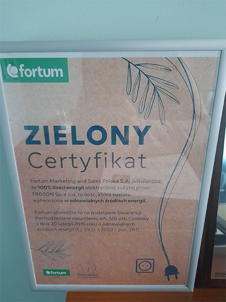 Nagrody i wyróżnienia firmy