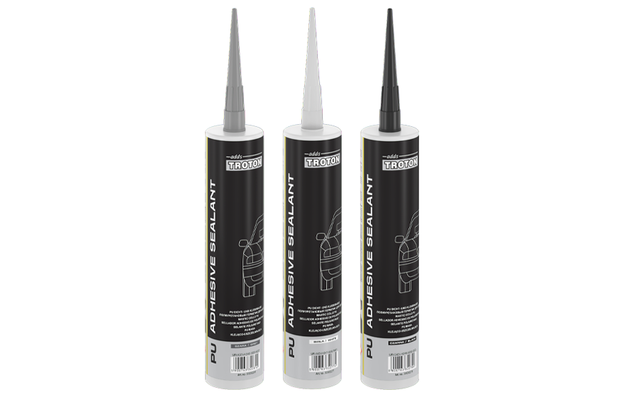 Polyurethane adhesive and sealing compound in a cartouche