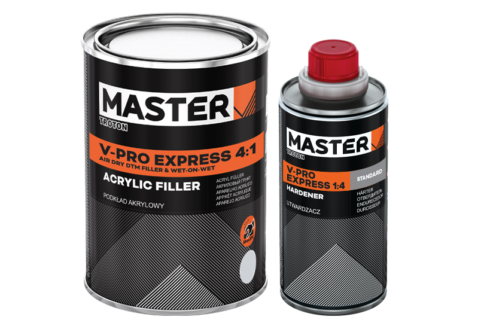 Новинка 2026! Быстрый акриловый грунт MASTER V-PRO 4:1 с функцией «мокрым по мокрому» Новинка 2026! Быстрый акриловый грунт MASTER V-PRO 4:1 с функцией «мокрым по мокрому»