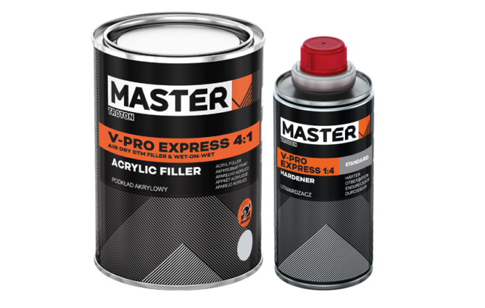 Новинка 2026! Быстрый акриловый грунт MASTER V-PRO 4:1 с функцией «мокрым по мокрому» Новинка 2026! Быстрый акриловый грунт MASTER V-PRO 4:1 с функцией «мокрым по мокрому»