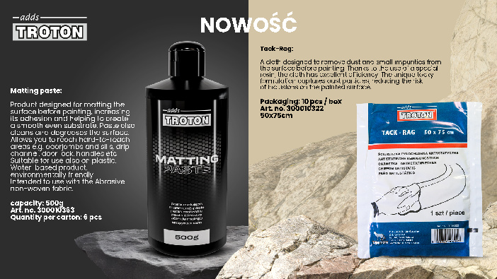Новинка addsTroton — MATTING PASTE