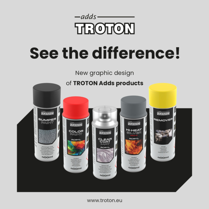 Новый графический дизайн марки adds Troton