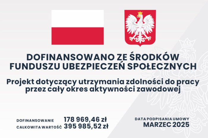 Dofinansowanie z Funduszu Ubezpieczeń Społecznych Dofinansowanie z Funduszu Ubezpieczeń Społecznych
